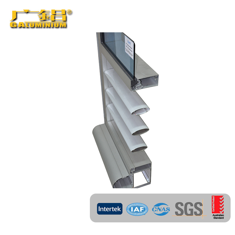 Aluminium Louver fenestra profile